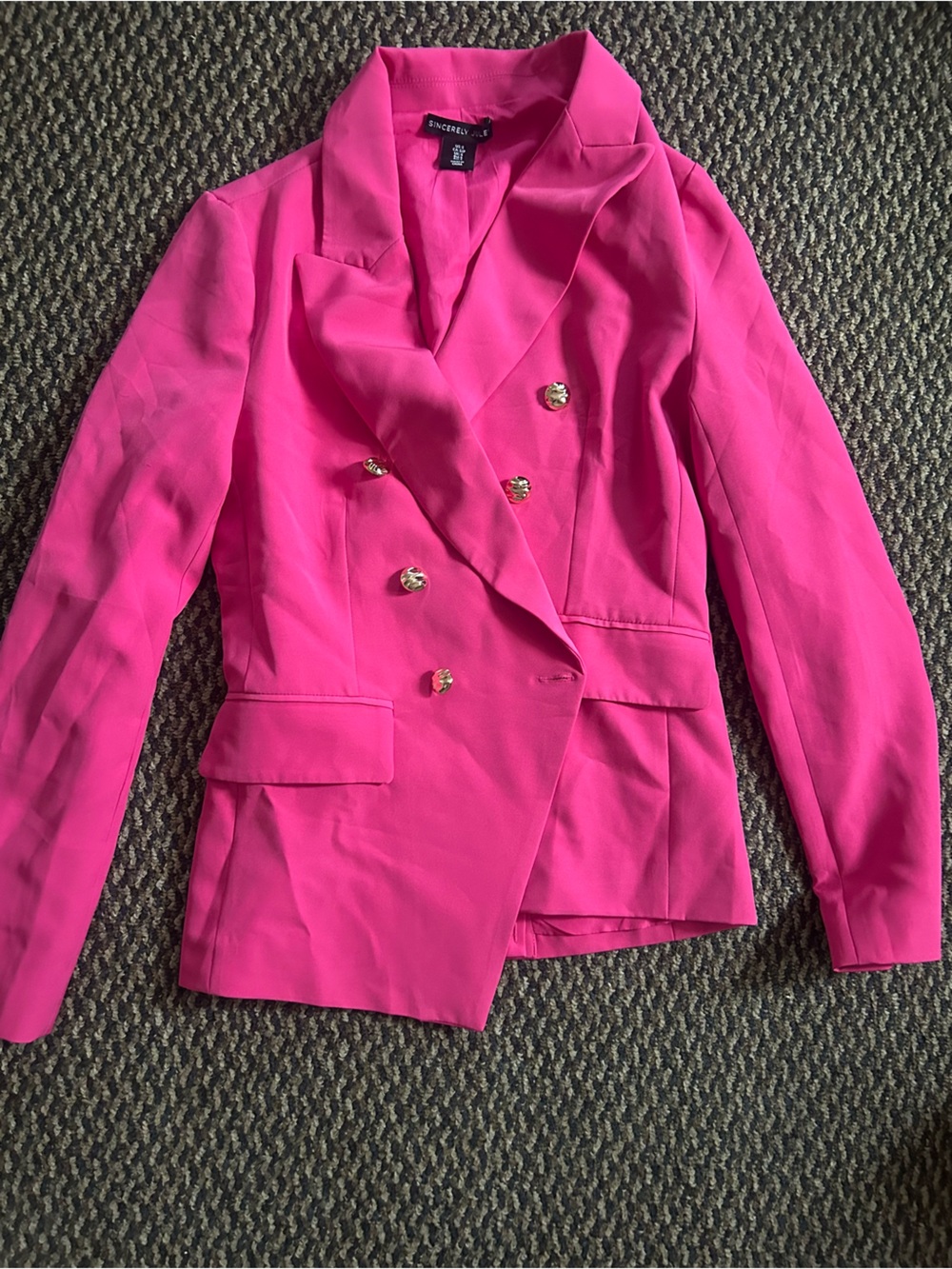 Pink work blazer